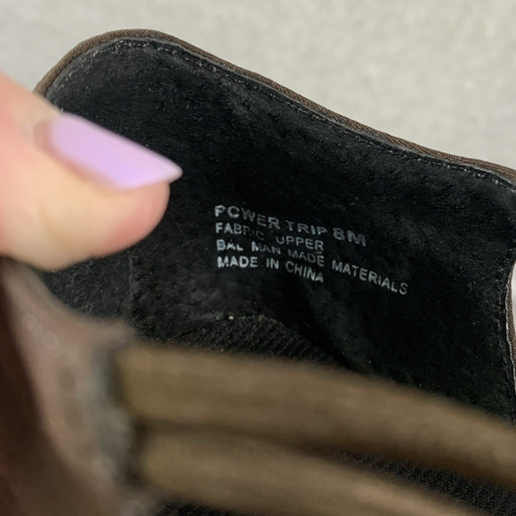 VTG Madeline Stuart Womens Strappy Square Block Heels Sz 8 M Brown Y2K Formal - Picture 11 of 11